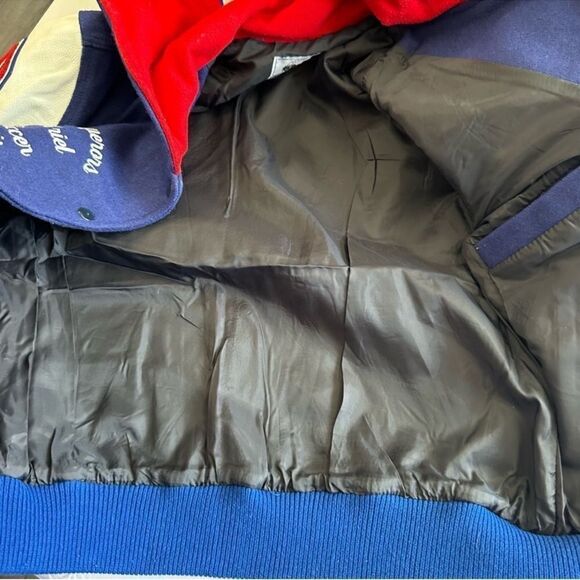 Holloway Blue and White Varsity Jacket - Picture 8 of 9